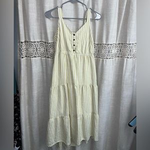 Light green maxi dress